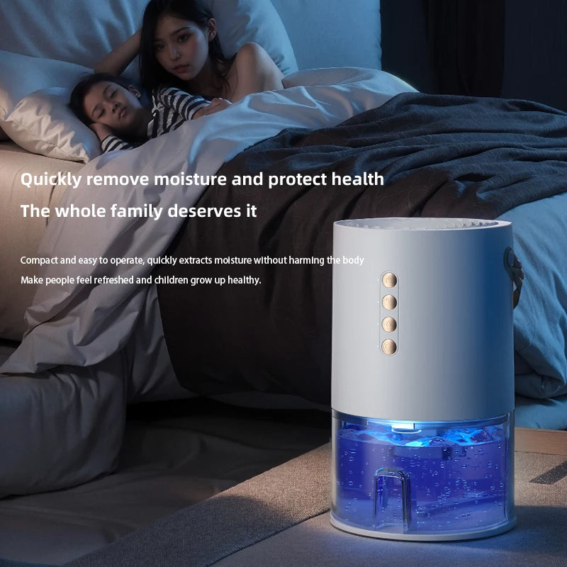 1000mlDehumidifier for Home Office Negative ions Eliminate Damp Mold and Moisture and Portable Energy Efficient Air Dehumidifier