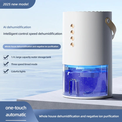 1000mlDehumidifier for Home Office Negative ions Eliminate Damp Mold and Moisture and Portable Energy Efficient Air Dehumidifier