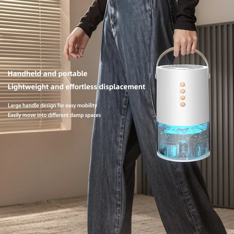 1000mlDehumidifier for Home Office Negative ions Eliminate Damp Mold and Moisture and Portable Energy Efficient Air Dehumidifier