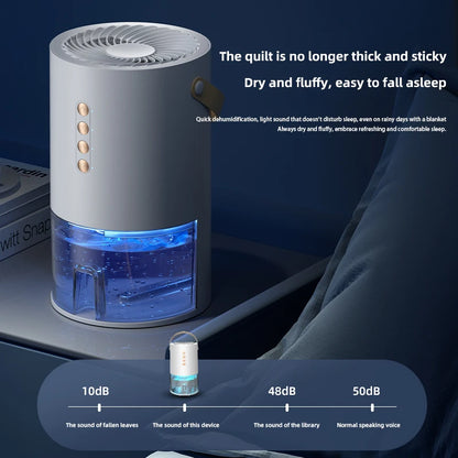 1000mlDehumidifier for Home Office Negative ions Eliminate Damp Mold and Moisture and Portable Energy Efficient Air Dehumidifier